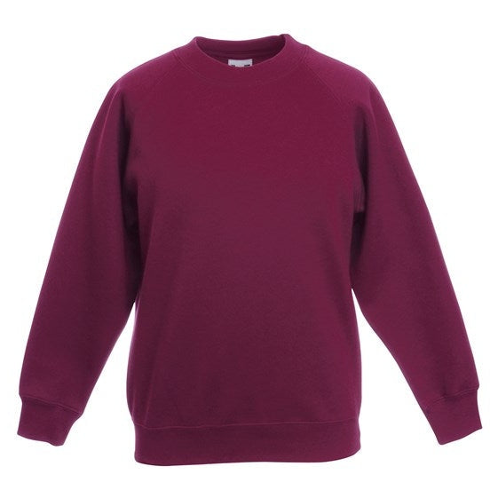 Fruit Of The Loom Kids Classic Raglan Sweatshirt