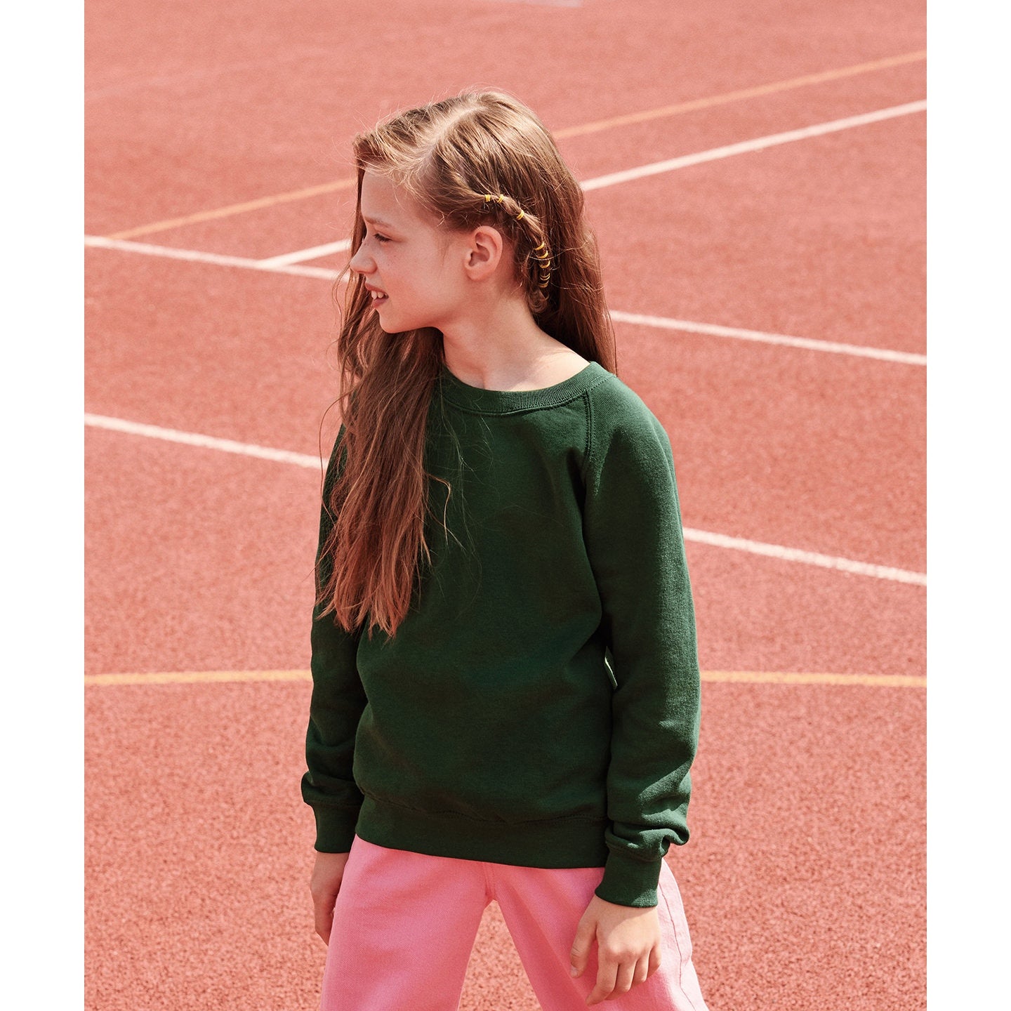 Fruit Of The Loom Kids Classic Raglan Sweatshirt