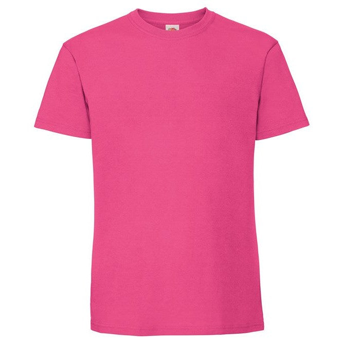 Fruit Of The Loom Iconic 195 Ringspun Premium T - Fuchsia