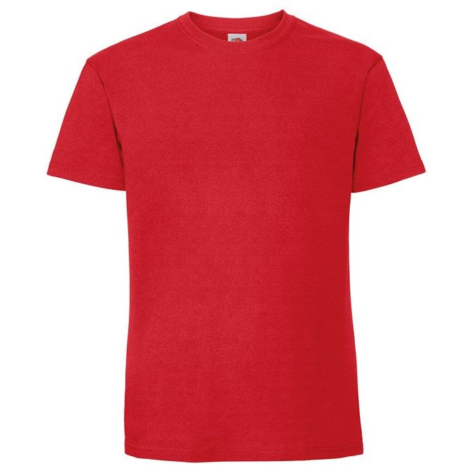 Fruit Of The Loom Iconic 195 Ringspun Premium T - Red