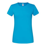 Fruit Of The Loom Women's Iconic 195 Ringspun Premium T-Shirt - Azure Blue