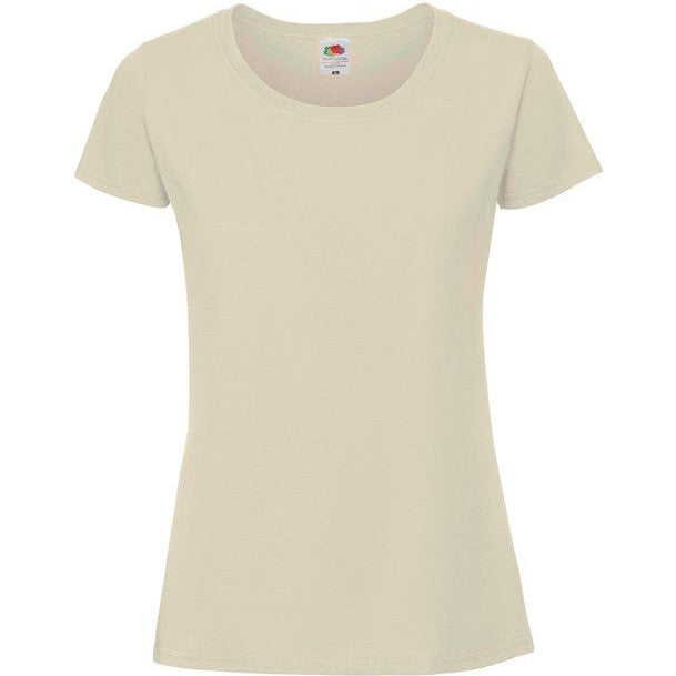 Fruit Of The Loom Women's Iconic 195 Ringspun Premium T-Shirt - Desert Sand