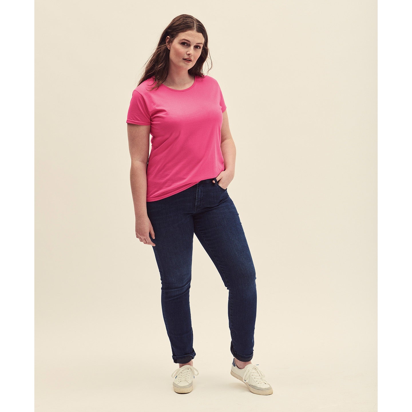 Fruit Of The Loom Women's Iconic T - Azure Blue