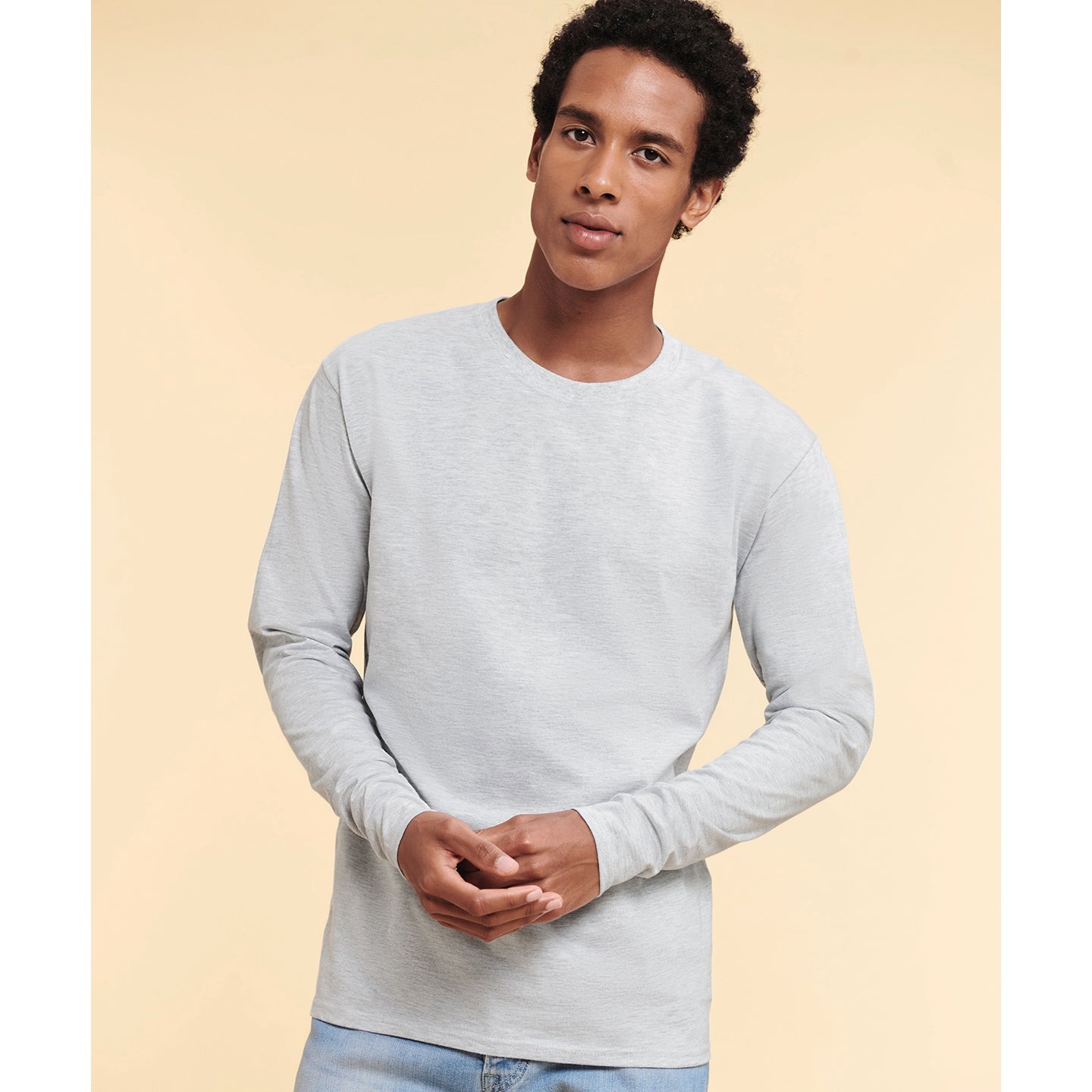 Fruit Of The Loom Iconic 195 Ringspun Premium Long Sleeve T