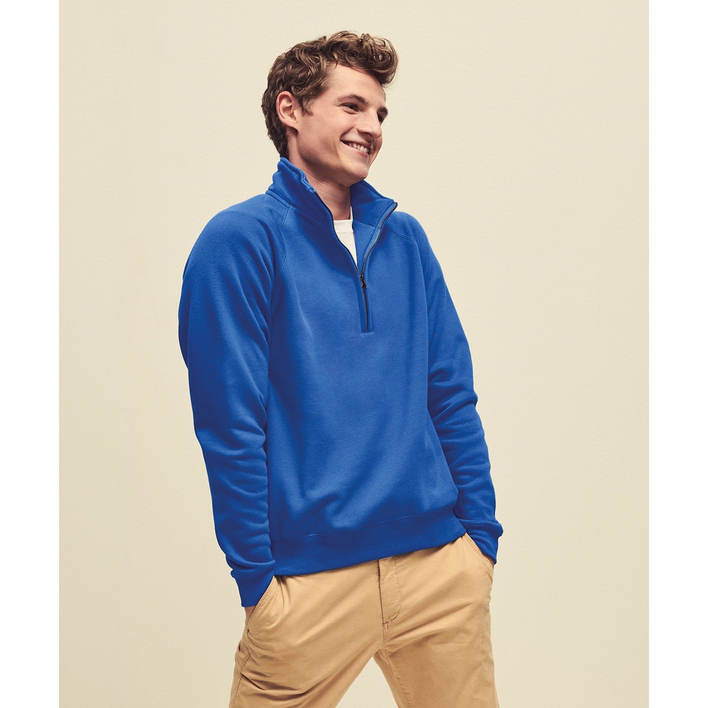 Fruit Of The Loom Premium 70/30 Zip-Neck Sweatshirt