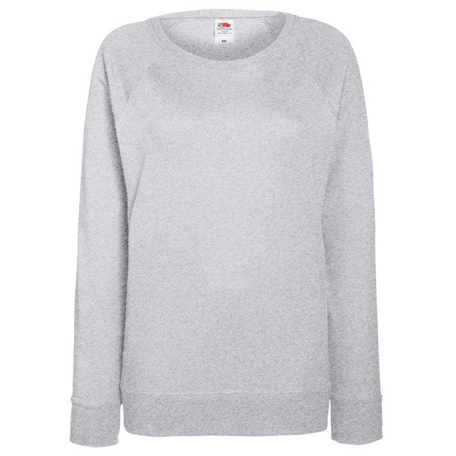 Fruit Of The Loom Women's Lightweight Raglan Sweatshirt