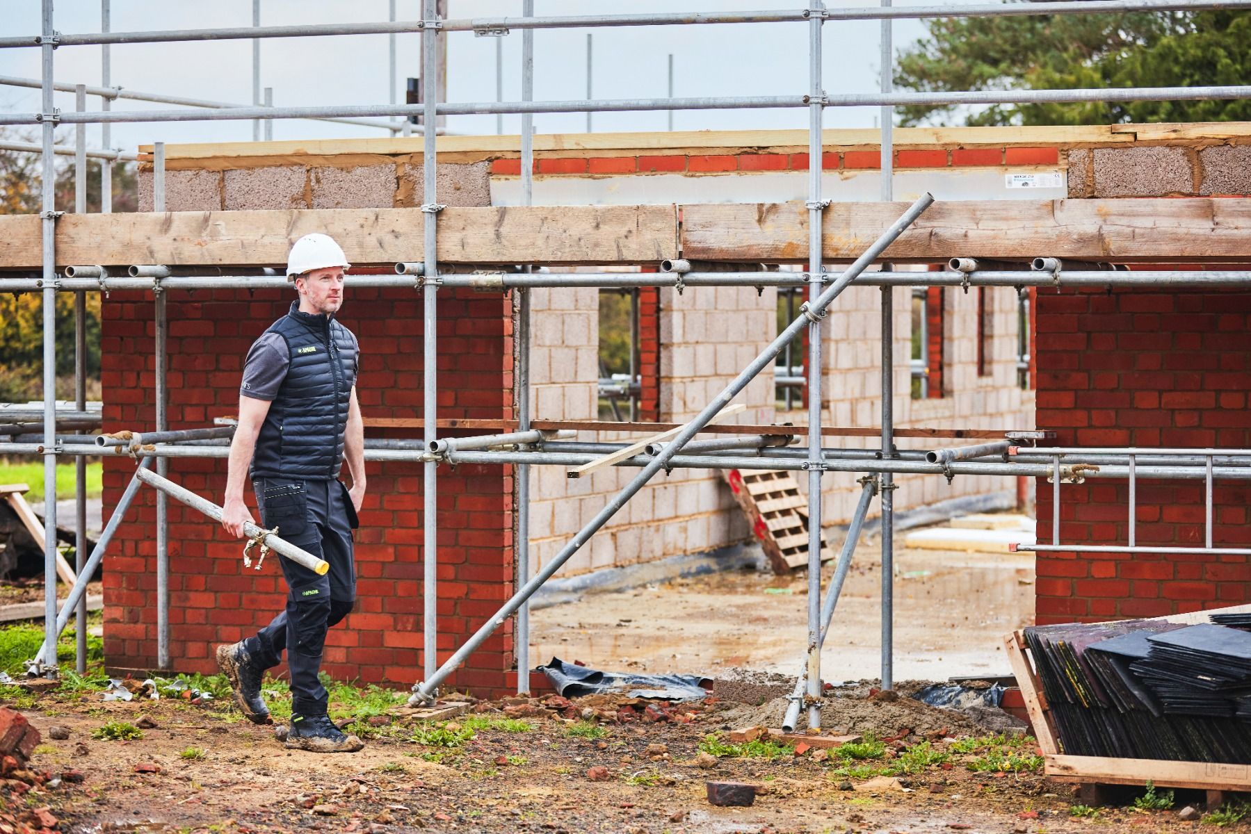 Calgary Apache Grey / 4 way stretch trouser