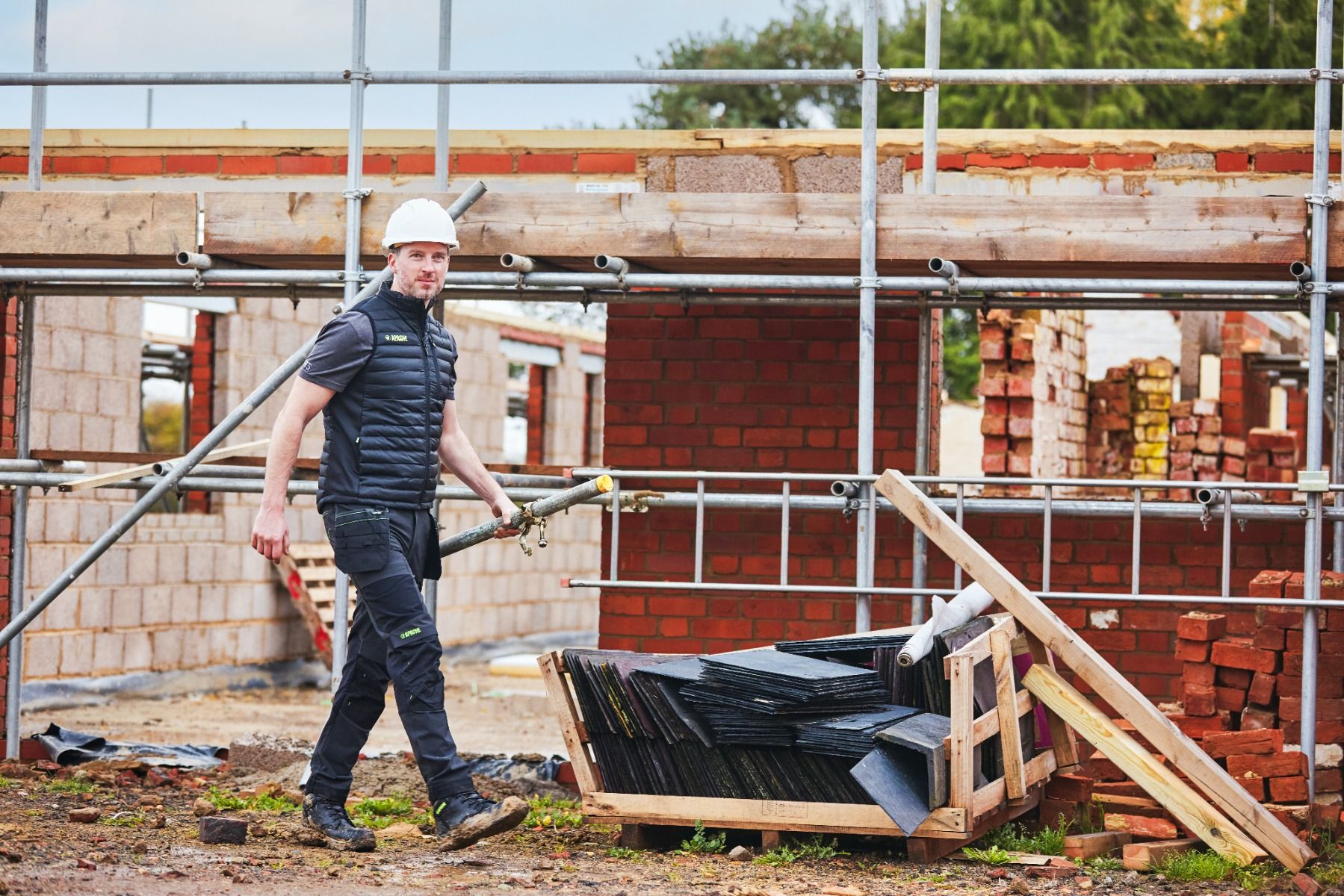 Calgary Apache Grey / 4 way stretch trouser