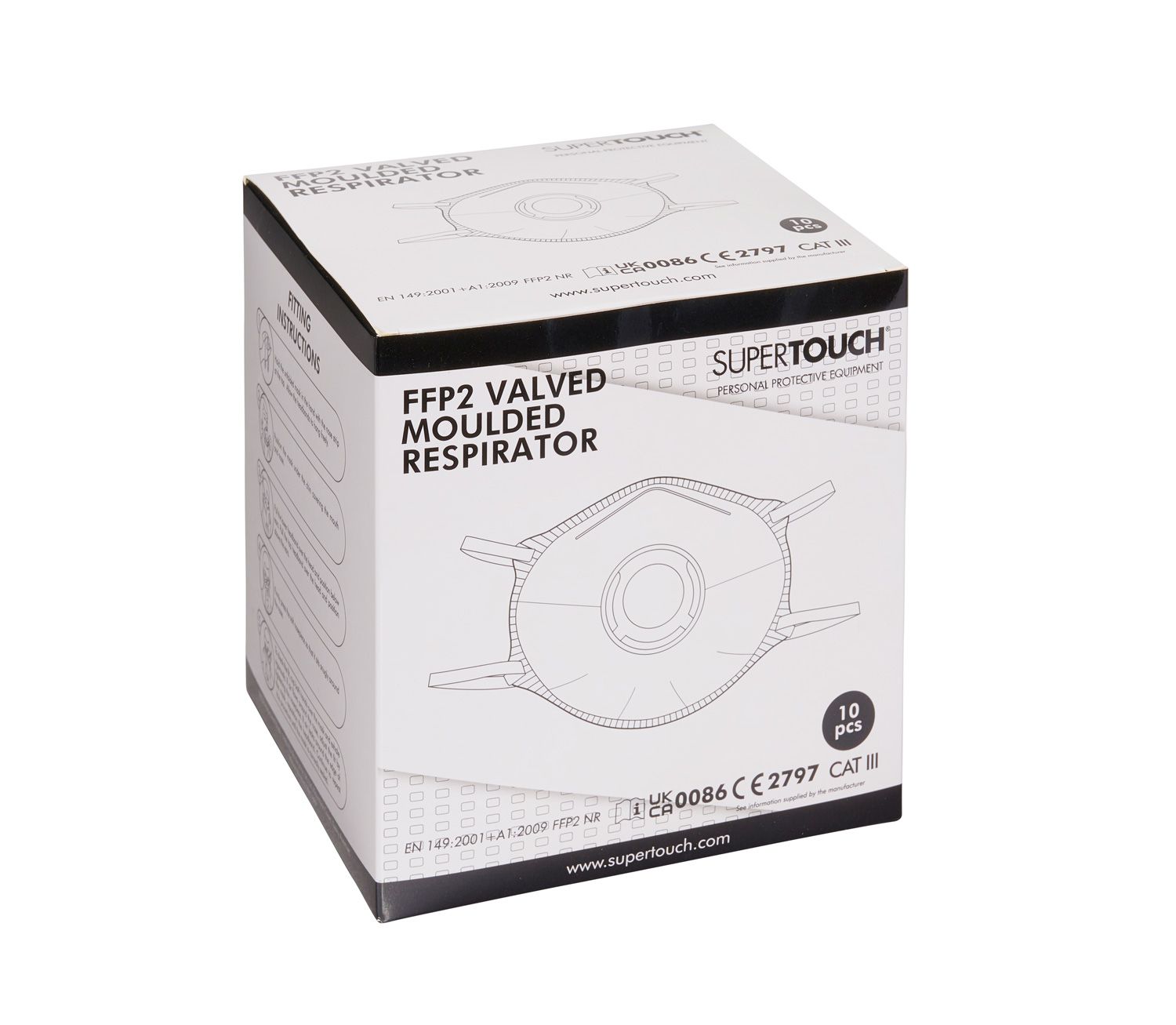 Supertouch FFP2 Valved Moulded Respirator