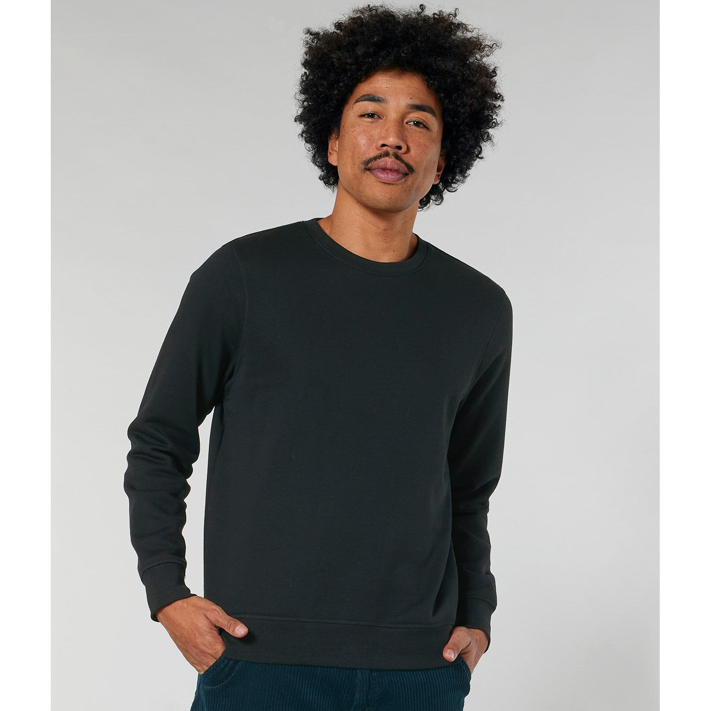 Stanley/Stella Roller Unisex Crew Neck Sweatshirt (Stsu868) - Black