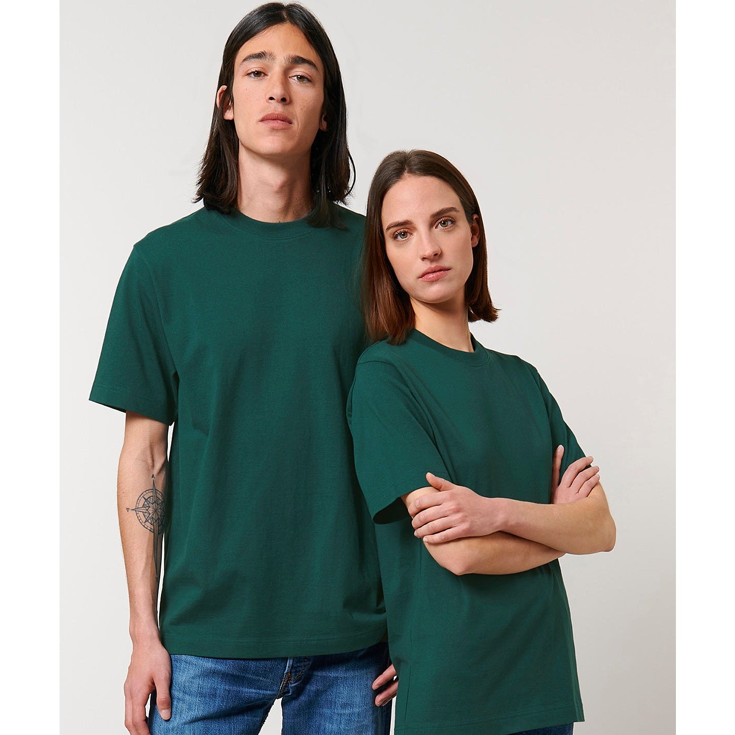 Stanley/Stella Freestyler Relaxed Heavy T-Shirt (Sttu788) - Glazed Green