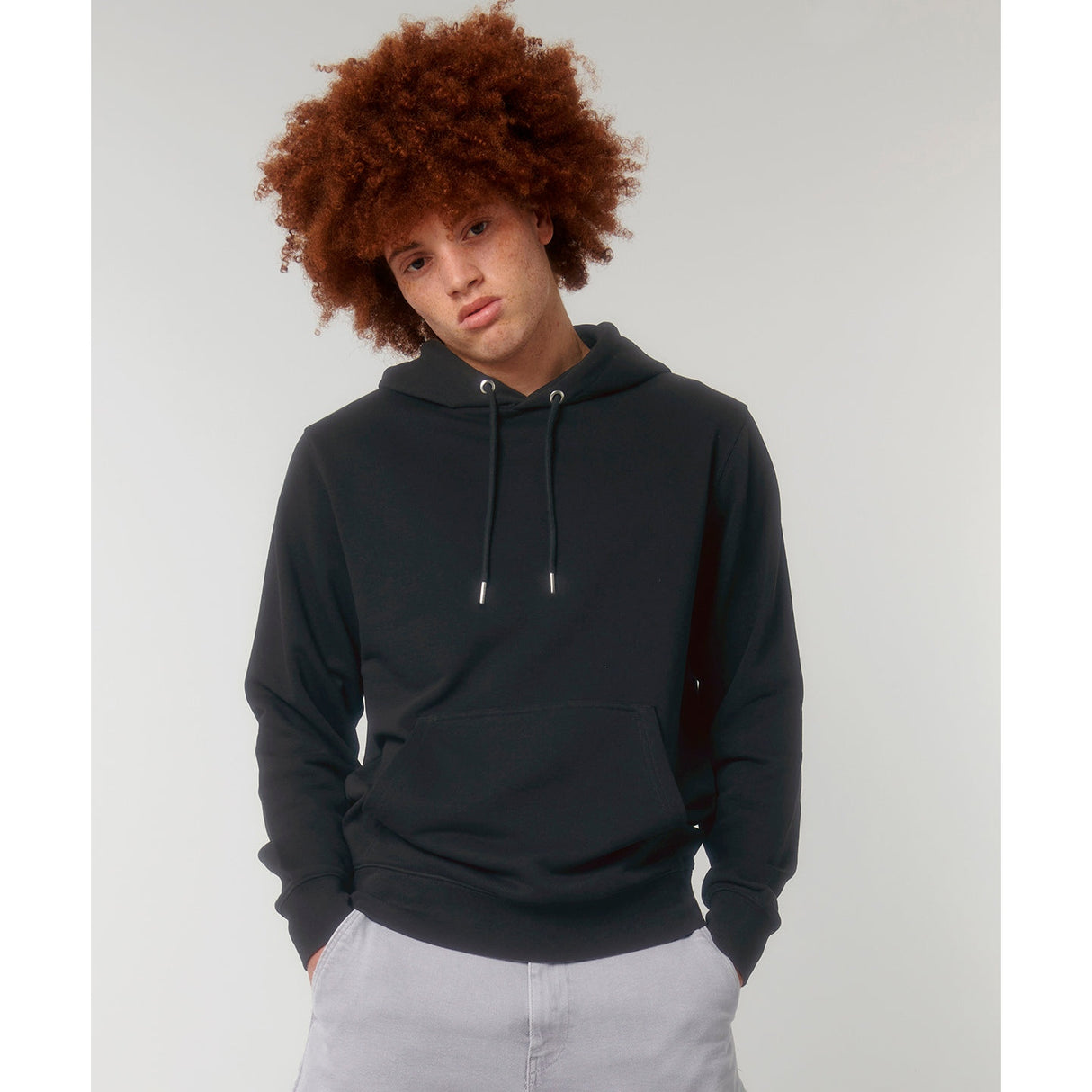 Stanley/Stella Unisex Archer Hoodie Sweatshirt (Stsu011) - Black