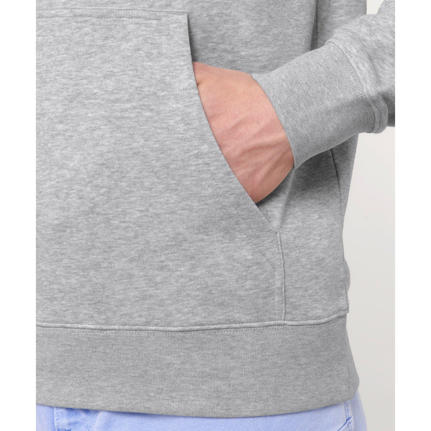 Stanley/Stella Unisex Archer Hoodie Sweatshirt (Stsu011) - Heather Grey