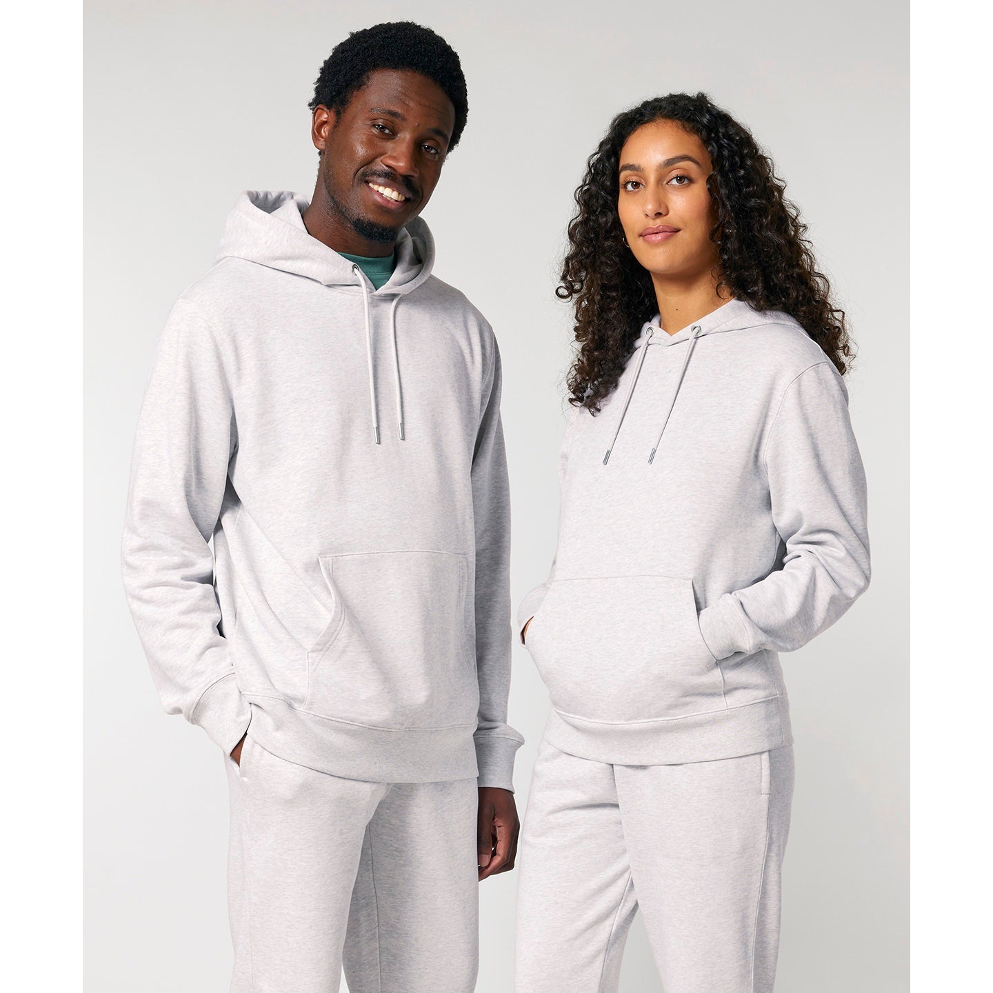 Stanley/Stella Unisex Cruiser 2.0 Iconic Hoodie Sweatshirt (Stsu177) - Cool Heather Grey