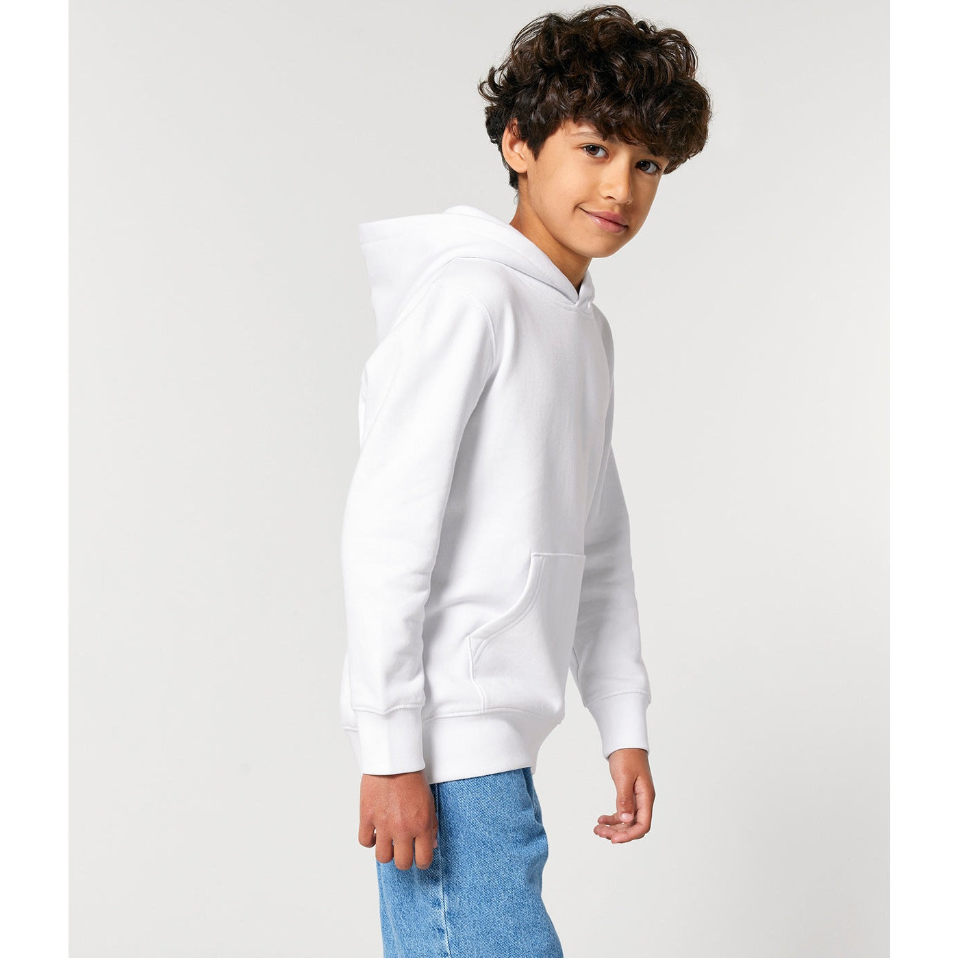 Stanley/Stella Kids Mini Cruiser 2.0 Iconic Hoodie Sweatshirt (Stsk180) - White