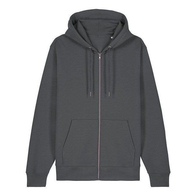 Stanley/Stella Unisex Cultivator 2.0 Iconic Zip-Thru Hoodie Sweatshirt (Stsu179) - Anthracite
