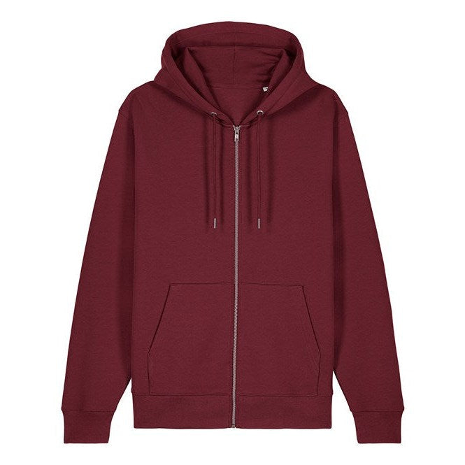 Stanley/Stella Unisex Cultivator 2.0 Iconic Zip-Thru Hoodie Sweatshirt (Stsu179) - Burgundy