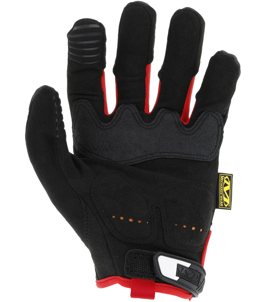 Mechanix Wear M-Pact Impact Resistant Work Gloves - Black, Red