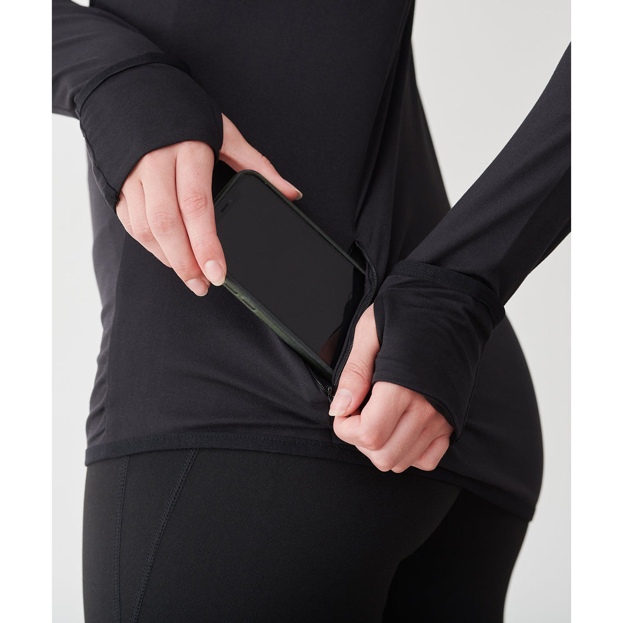 Tombo Women's Long-Sleeved ¼ Zip Top