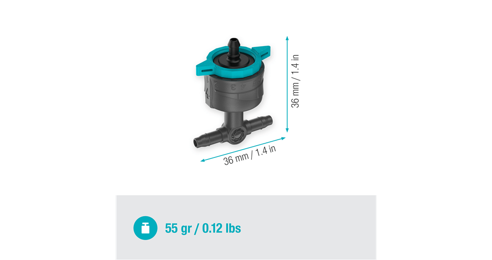 Gardena MDS Adjustable Inline Drip Head