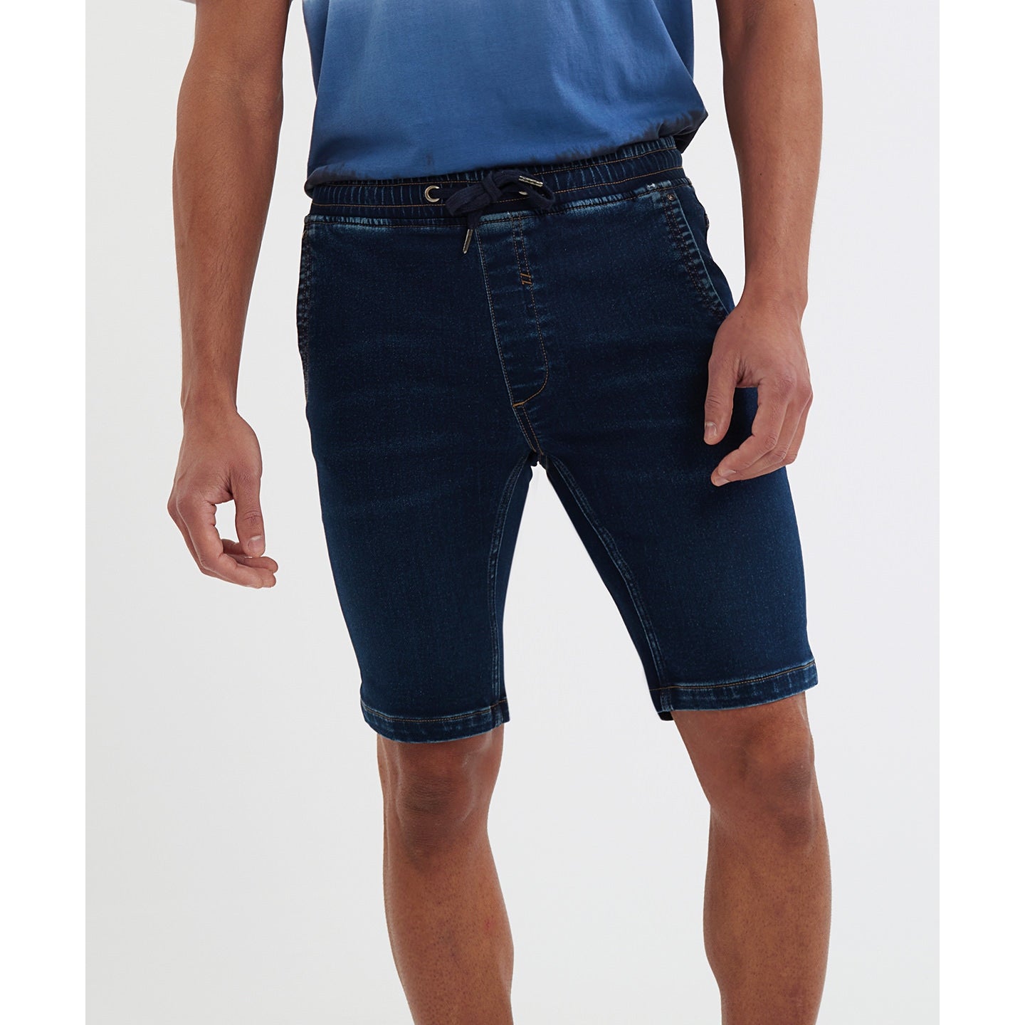 Wombat Men's Denim Drawstring Shorts