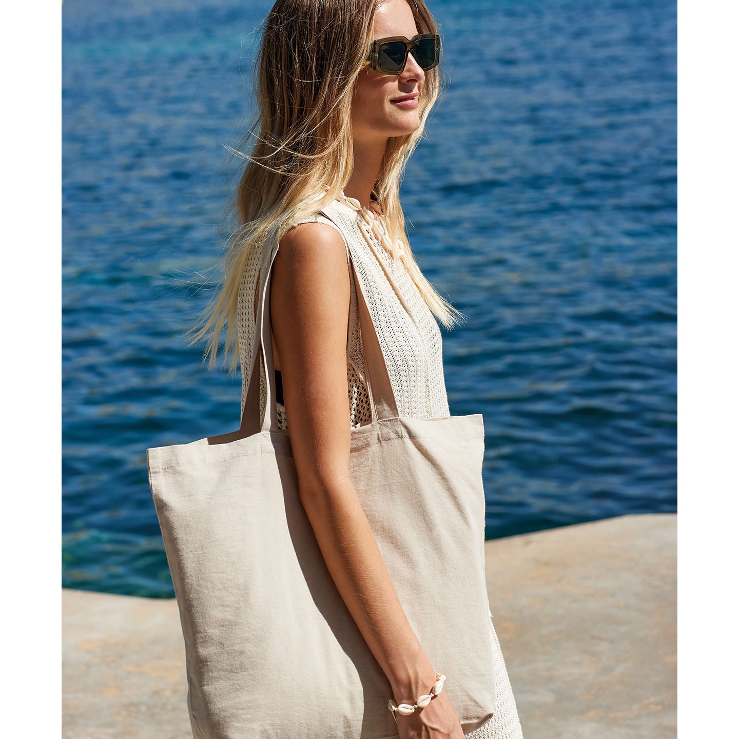 Westford Mill Organic Natural Dyed Maxi Bag For Life