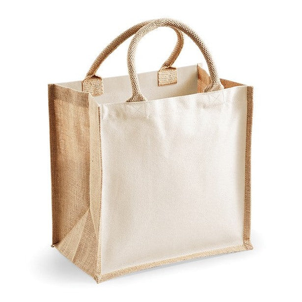 Westford Mill Printers Midi Jute Tote