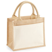 Westford Mill Cotton Pocket Jute Gift Bag