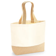 Westford Mill Jute Base Canvas Tote