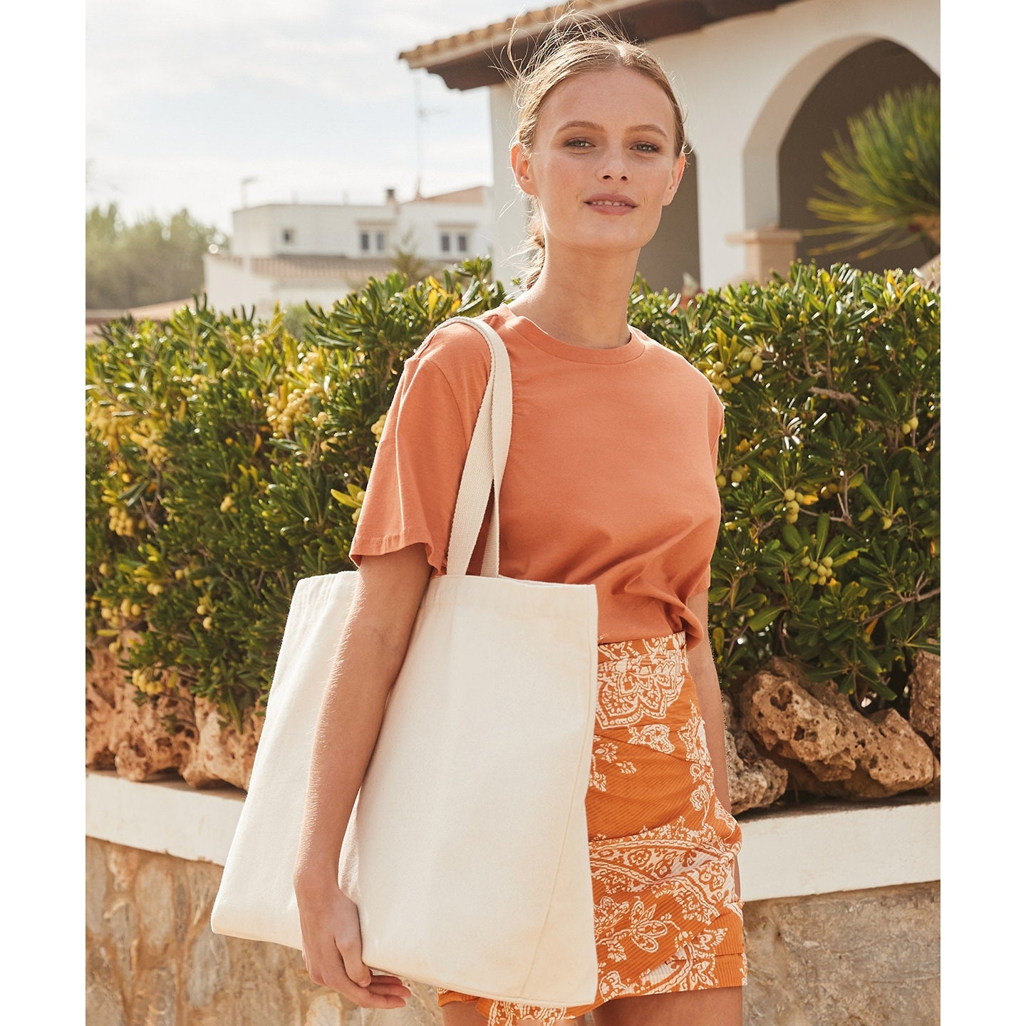 Westford Mill Oversized Canvas Tote Bag