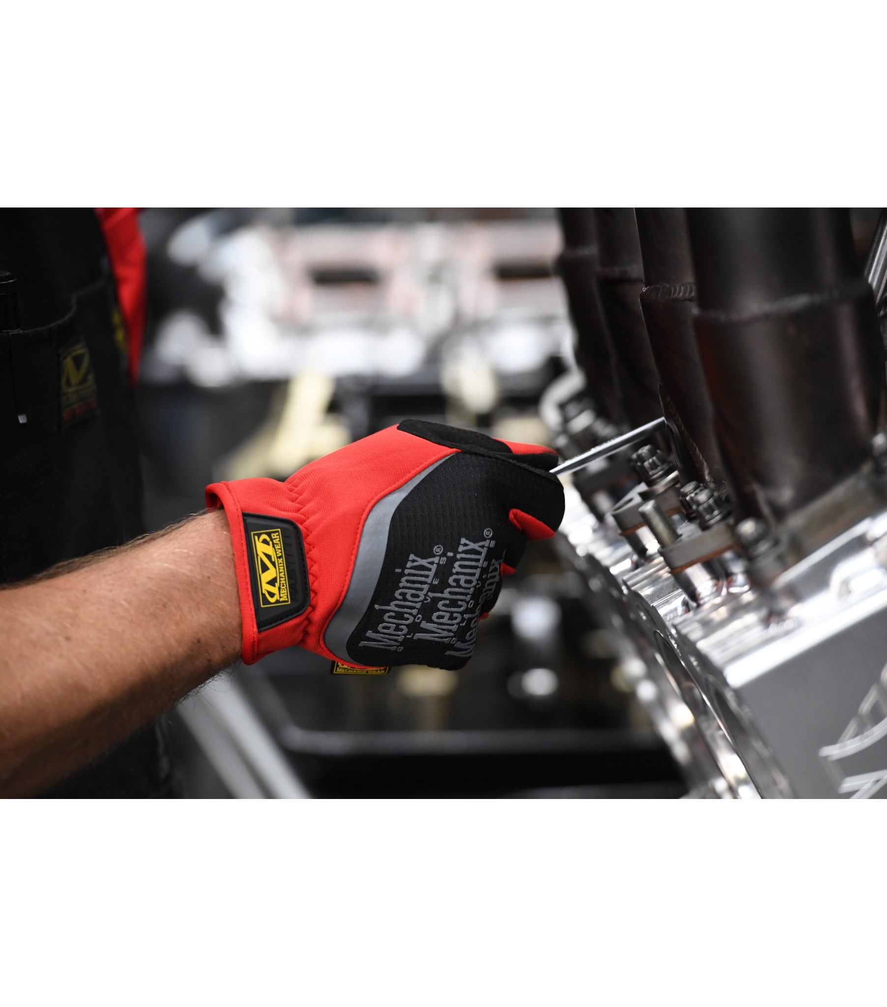 Mechanix Wear FastFit Red Work Gloves