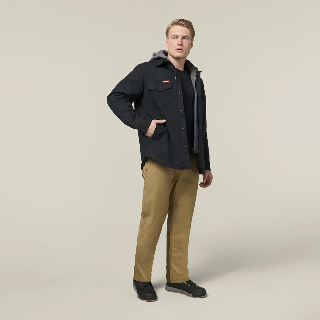 Hard Yakka Quilted Solid Shacket