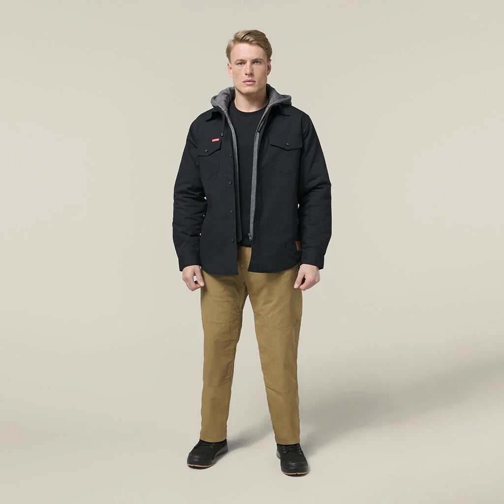 Hard Yakka Quilted Solid Shacket