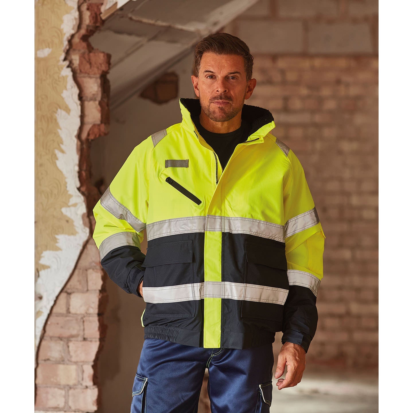 Yoko Hi-Vis Fontaine Flight Jacket