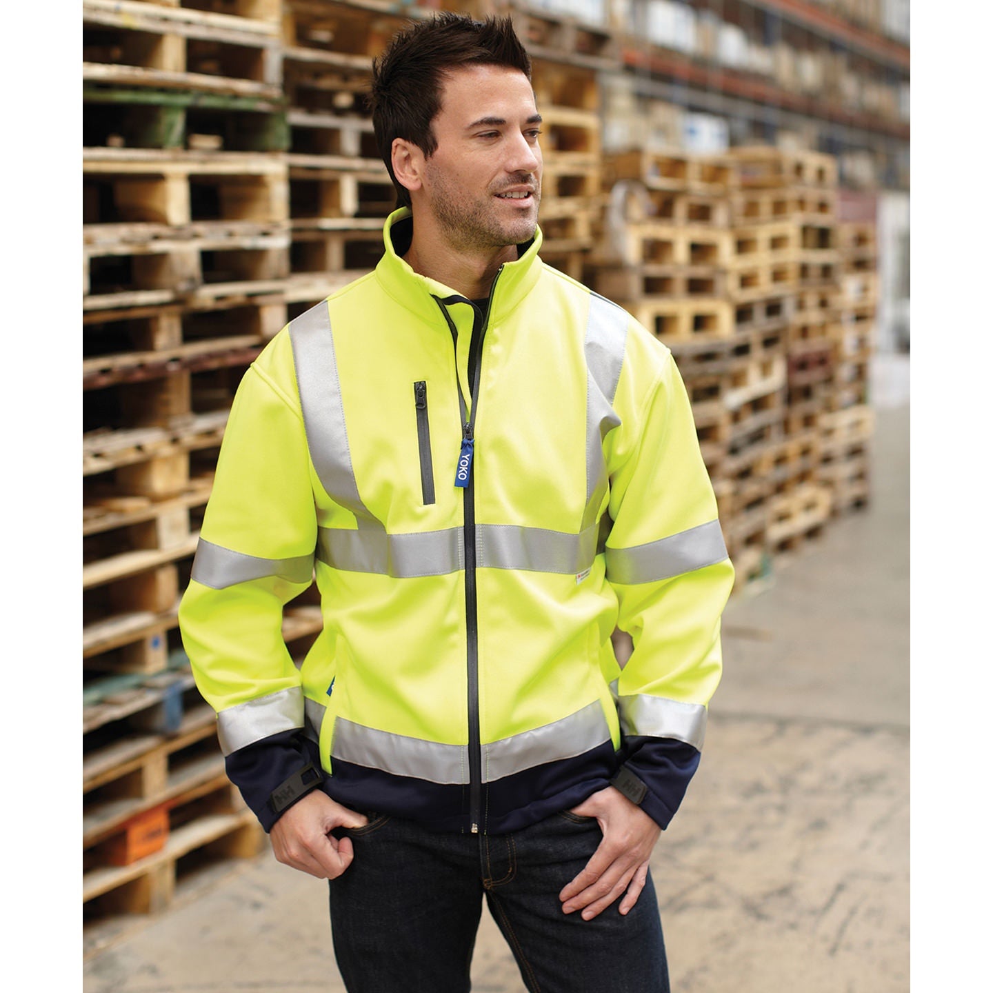 Yoko Hi-Vis Softshell Jacket