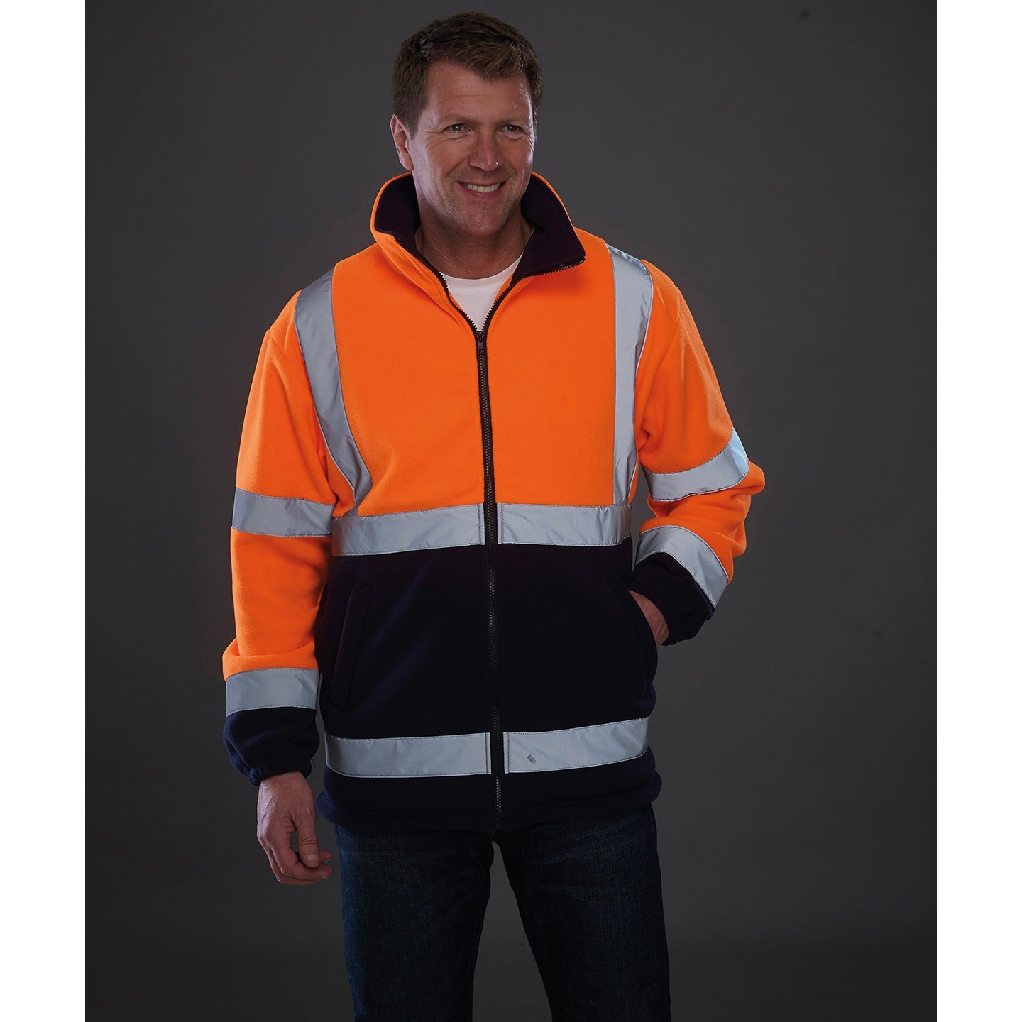 Yoko Hi-Vis Heavyweight Fleece Jacket