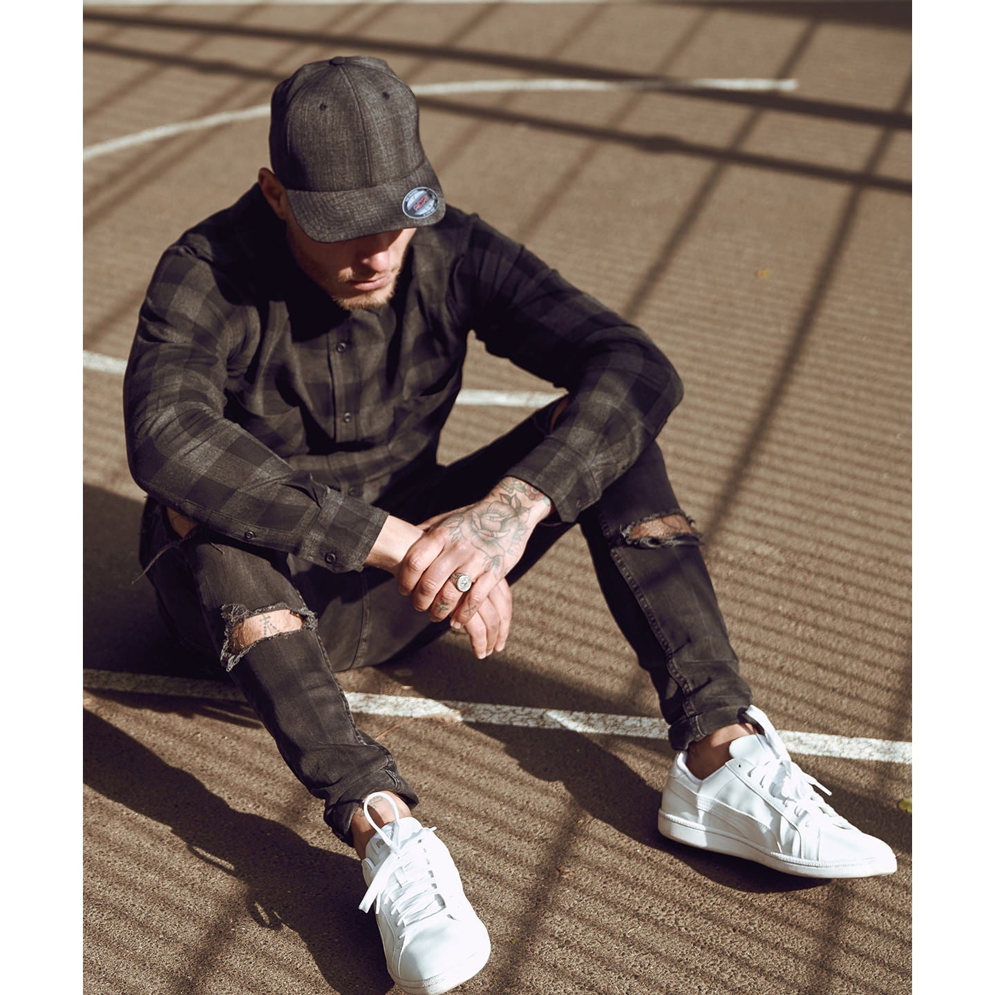 Flexfit By Yupoong Fine Melange Flexfit (6277Fm)