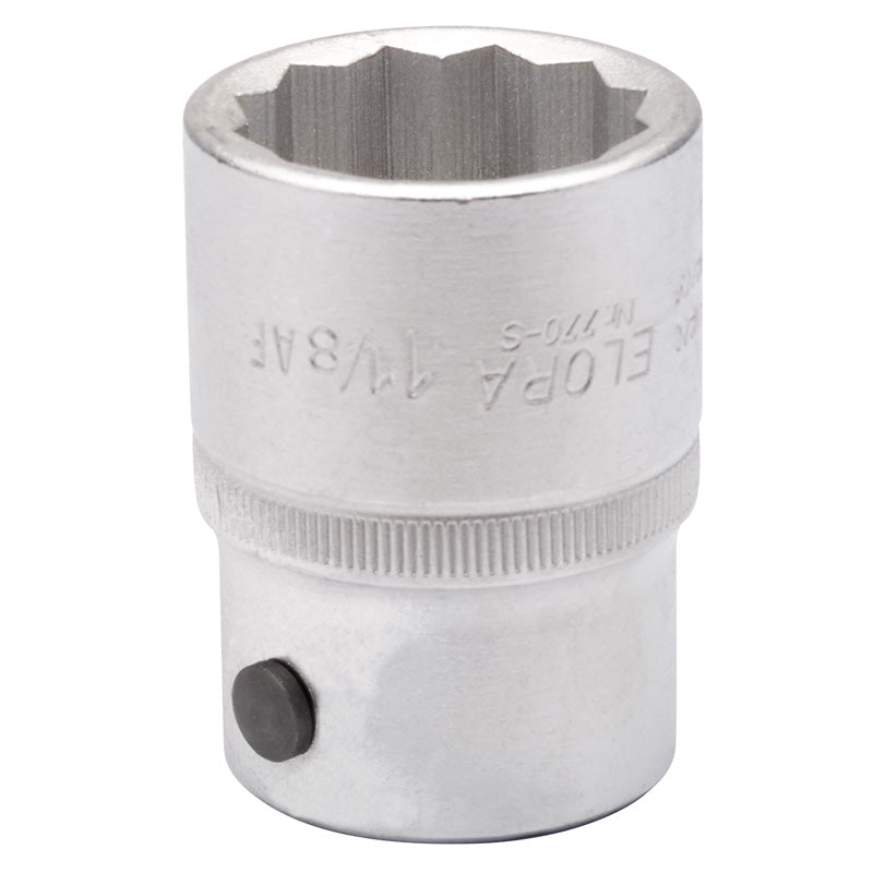 Draper 1.1/8" 3/4" Square Drive Elora Bi-Hexagon Socket