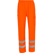 ELKA Securetech Multinorm PU Waist Trousers 022450R #colour_hi-vis-orange