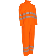 ELKA Dry Zone Visible Coverall 028003R #colour_hi-vis-orange