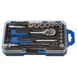 Draper 1/4" Square Drive Socket Set (35 Piece)
