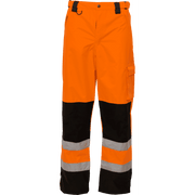 ELKA Visible Xtreme Waist Trousers 082400R #colour_hi-vis-orange-black