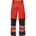 ELKA Visible Xtreme Waist Trousers 082400R #colour_hi-vis-red-black
