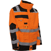 ELKA Visible Xtreme Jacket 086004R #colour_hi-vis-orange-black