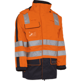 ELKA Securetech Multinorm Electric Arc Jacket 086060R #colour_hi-vis-ora-navy
