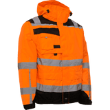 ELKA Visible Xtreme 2-in-1 Bomber Jacket 086104R #colour_hi-vis-orange-black