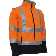 ELKA Visible Xtreme Softshell Jacket 086500R #colour_hi-vis-orange-navy