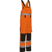ELKA Visible Xtreme Bib & Brace 089900R #colour_hi-vis-orange-black