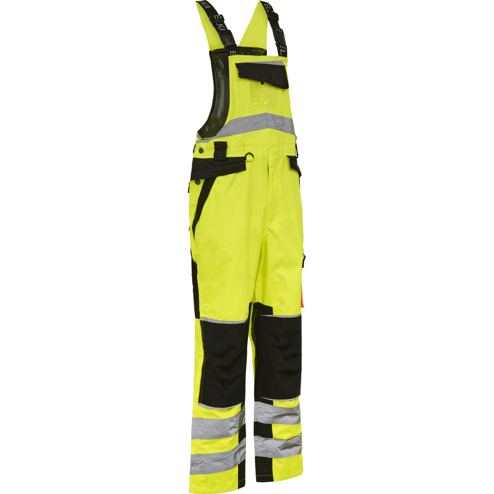 ELKA Visible Xtreme Bib & Brace 089904R #colour_hi-vis-yell-black