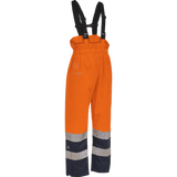 ELKA Securetech Multinorm Bib & Brace 089951R #colour_hi-vis-ora-navy